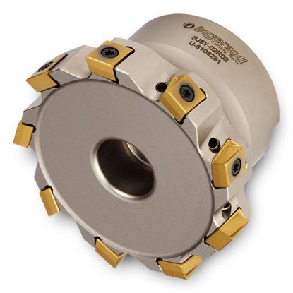 Picture of INGERSOLL SJ6Y-02R01 Milling Cutter 90.0° 2.000 Shell Arbor 0.7500 5 Flute Coolant 0.31 Max DOC 1.570 OAL