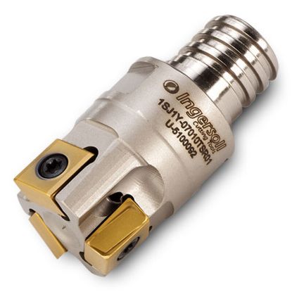Picture of INGERSOLL 1SJ1Y-10012TUR01 Milling Cutter 90.0° 1.000 T15 4 Flute Coolant 0.31 Max DOC
