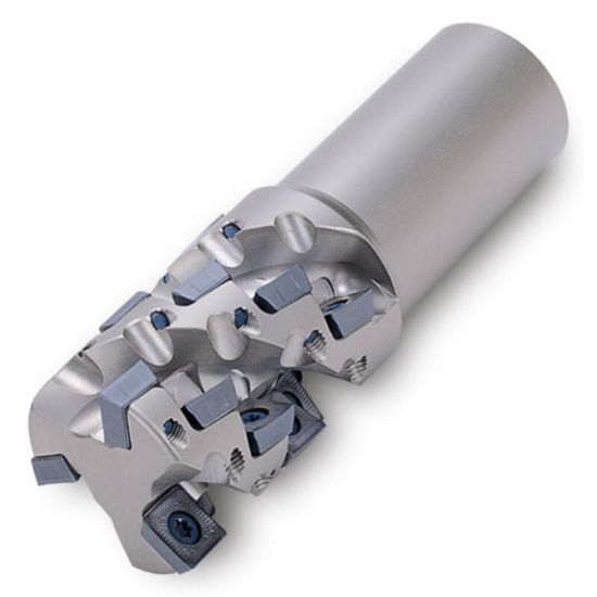 Picture of INGERSOLL 25J3G-1502681R01 Milling Cutter 90.0°, Corn Cob 1.500 Cylindrical 1.2500 3 Flute 2.13 Max DOC 4.850 OAL