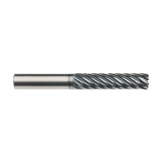 Picture of IMCO 63854 DIA 3/4 SH 0.7500 LOC 2.6250 OAL 5.00 End Mill Standard Flute Standard Helix Carbide AlCrN Single End Corner Radius 0.1250 3.18MM Pow-R-Path Mill