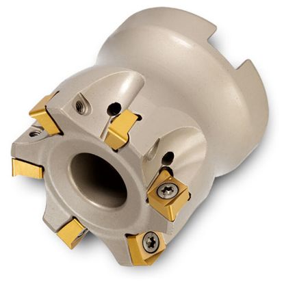 Picture of INGERSOLL TJ1D-20R01 Milling Cutter Backdraft 2.000 Shell Arbor 0.7500 7 Flute Coolant 0.24 Max DOC 1.570 OAL