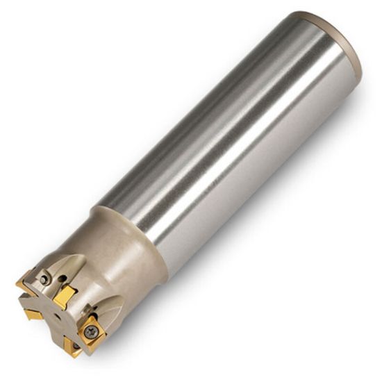 Picture of INGERSOLL 1TJ1D-07030S7R01 Milling Cutter 90.0°, Back Draft 0.750 Weldon 0.7500 3 Flute Coolant 0.24 Max DOC 5.000 OAL