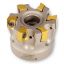 Picture of INGERSOLL TJ6Q-20R01 Milling Cutter 90.0° 2.000 Shell Arbor 0.7500 3 Flute Coolant 0.43 Max DOC 1.570 OAL
