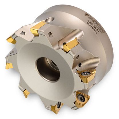 Picture of INGERSOLL KJ5G-40R01 Milling Cutter 90.0° 4.000 Shell Arbor 1.5000 10 Flute 0.41 Max DOC 2.000 OAL