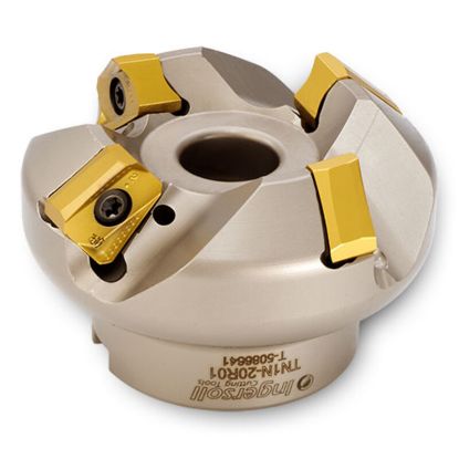 Picture of INGERSOLL TN1N-30R02 Milling Cutter 45.0° 3.000 Shell Arbor 1.0000 7 Flute 0.33 Max DOC 1.750 OAL