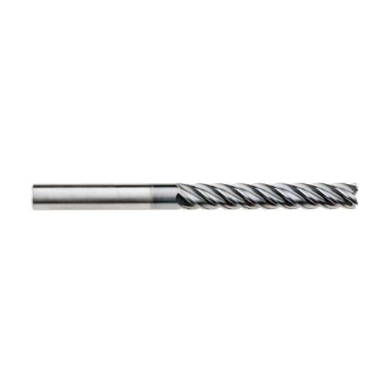 Picture of IMCO 65317 DIA 1/2 SH 0.50 LOC 3.2500 OAL 6.00 End Mill Standard Flute Standard Helix Carbide AlCrN Single End Corner Radius 0.1200 3.05MM enDURO Mill