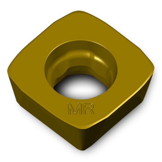 Picture of INGERSOLL SDXS0904MPR-MR IN4035 Milling Insert Square TiAIN + AlCrO GoldQuadF Insert