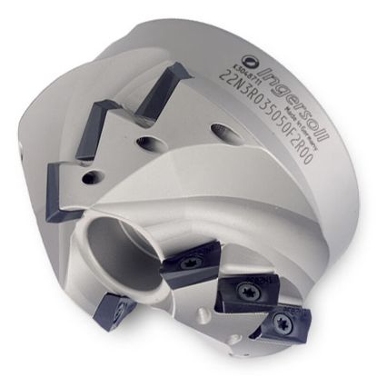 Picture of INGERSOLL 22N3X-13020D3R01 Milling Cutter 45.0° 3.300 Cylindrical 1.0000 3 Flute 0.95 Max DOC 2.000 OAL