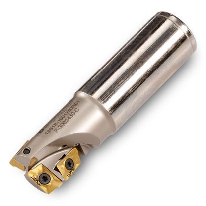 Picture of INGERSOLL 12S1X-1202781R01 Milling Cutter 90.0°, Drill Mill 1.250 Cylindrical 1.2500 1 Flute Coolant 0.93 Max DOC 5.000 OAL