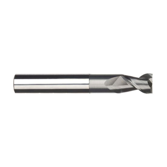 Picture of IMCO 33021 DIA 3/4 SH 0.7500 LOC 1.00 OAL 5.00 End Mill Standard Flute High Helix Carbide Uncoated Single End Square Sharp Streaker Mill