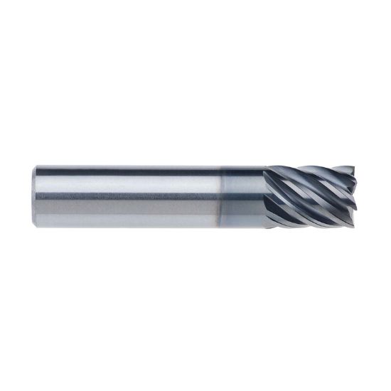 Picture of IMCO 66317 DIA 1 SH 1.00 LOC 1.7500 OAL 4.00 End Mill Standard Flute Standard Helix Carbide AlCrN Single End Corner Radius 0.0600 1.52MM enDURO Mill