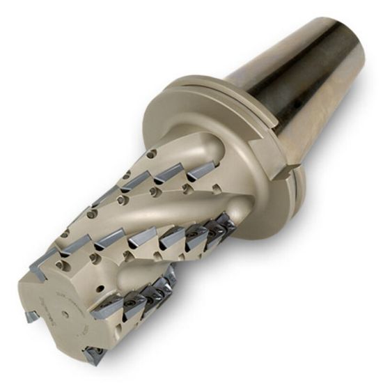 Picture of INGERSOLL 22J3E-2506048R01 Milling Cutter 90.0°, Corn Cob 2.500 CAT50 4 Flute Coolant 4.42 Max DOC 10.00 OAL