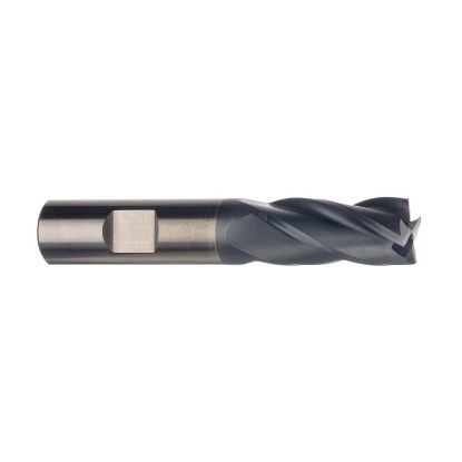 Picture of IMCO 39791 DIA 1/2 SH 0.50 LOC 1.00 OAL 3.00 End Mill Standard Flute Standard Helix Carbide AlTiN Single End Square Sharp General Purpose