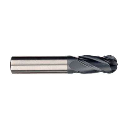 Picture of IMCO 39890 DIA 20MM SH 0.7874 LOC 2.2441 OAL 4.9213 End Mill Standard Flute Standard Helix Carbide AlTiN Single End Ball Nose General Purpose