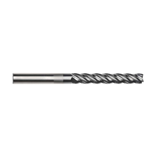 Picture of IMCO 67267 DIA 1/2 SH 0.50 LOC 3.2500 OAL 6.00 End Mill Standard Flute Variable Helix Carbide AlCrN Single End Square Sharp Pow-R-Feed Mill
