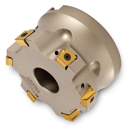 Picture of INGERSOLL SJ6J-03R01 Milling Cutter 90.0° 3.000 Shell Arbor 1.0000 5 Flute Coolant 0.54 Max DOC 2.375 OAL