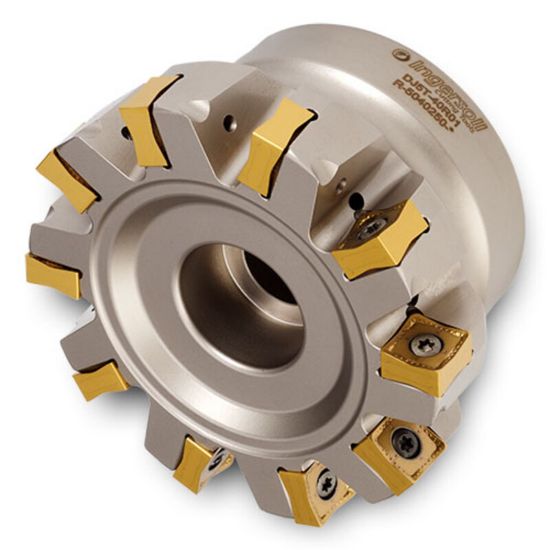 Picture of INGERSOLL DJ6T-40R01 Milling Cutter 90.0° 4.000 Shell Arbor 1.5000 8 Flute Coolant 0.47 Max DOC 2.375 OAL