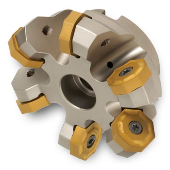 Picture of INGERSOLL OP6N-25R01 Milling Cutter 42.0° 2.500 Shell Arbor 0.7500 5 Flute Coolant 0.2 Max DOC 1.570 OAL