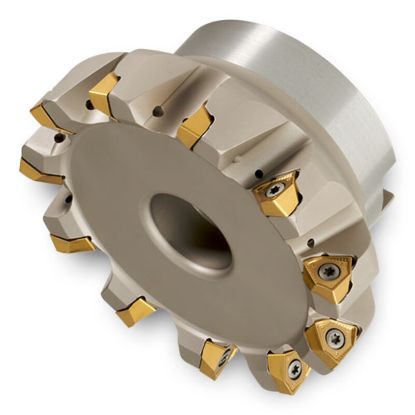 Picture of INGERSOLL DJ5F-40R01 Milling Cutter 90.0° 4.000 Shell Arbor 1.5000 11 Flute Coolant 0.244 Max DOC 2.375 OAL