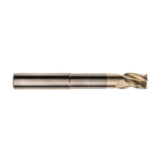 Picture of IMCO 62155 DIA 20MM SH 0.7874 LOC 1.1811 OAL 5.3150 End Mill Standard Flute High Helix Carbide Uncoated Single End Corner Radius 0.0394 1.00MM Streaker Mill