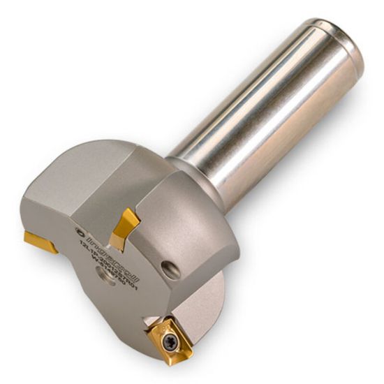 Picture of INGERSOLL 12L1P-20012S7R01 Milling Cutter 75.0° 2.000 Weldon 0.7500 3 Flute Coolant 0.12 Max DOC 3.250 OAL