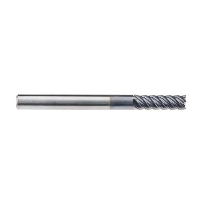Picture of IMCO 69145 DIA 4MM SH 0.1575 LOC 0.4331 OAL 1.9685 End Mill Standard Flute High Helix Carbide AlTiN Single End Corner Radius 0.0118 0.30MM Omega-6 Mill