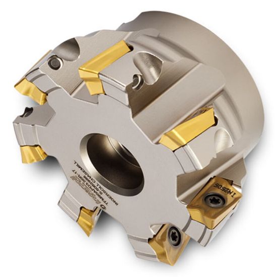 Picture of INGERSOLL 2J1G-60R02 Milling Cutter 90.0° 6.000 Shell Arbor 2.0000 8 Flute 0.63 Max DOC 2.000 OAL