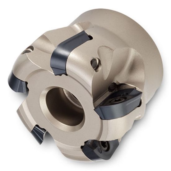 Picture of INGERSOLL 2J4E-40R02 Milling Cutter 90.0° 4.000 Shell Arbor 1.5000 8 Flute 0.63 Max DOC 2.000 OAL