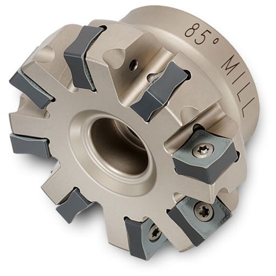 Picture of INGERSOLL DL6T-25R01 Milling Cutter 85.5° 2.500 Shell Arbor 0.7500 6 Flute 0.47 Max DOC 1.570 OAL