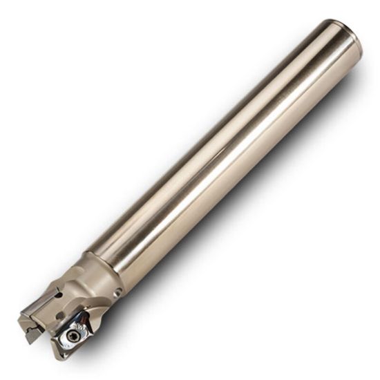 Picture of INGERSOLL 1AX2Q-12020S9R01 Milling Cutter 90.0° 1.250 Cylindrical 1.2500 2 Flute Coolant 0.83 Max DOC 8.000 OAL