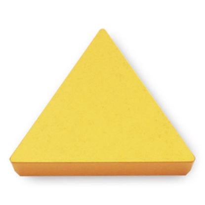 Picture of INGERSOLL TPG431 C 2 Turning Insert Triangle TiN + TiCN + TiC + Al2O3 + TiN 0.016 Corner Radius