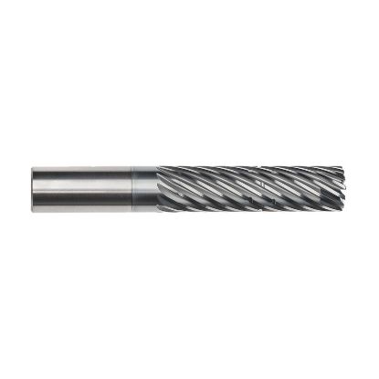 Picture of IMCO 64337 DIA 3/4 SH 0.7500 LOC 2.6250 OAL 5.00 End Mill Standard Flute Standard Helix Carbide AlCrN Single End Corner Radius 0.0600 1.52MM Pow-R-Path Mill