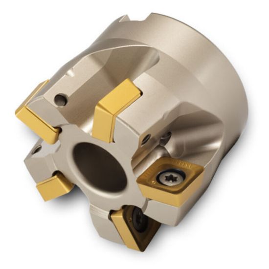 Picture of INGERSOLL 5J5P-40R01 Milling Cutter 4.000 Shell Arbor 1.5000 10 Flute Coolant 0.45 Max DOC 2.375 OAL
