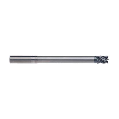 Picture of IMCO 65770 DIA 1/2 SH 0.50 LOC 0.6250 OAL 6.00 End Mill Standard Flute Standard Helix Carbide AlCrN Single End Corner Radius 0.1200 3.05MM enDURO Mill