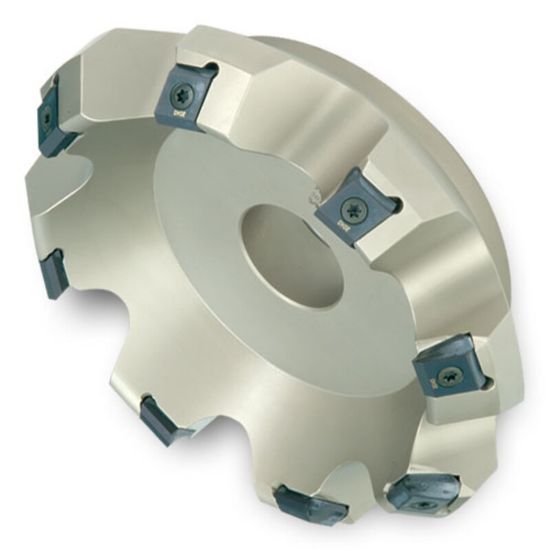 Picture of INGERSOLL SN6N-06R01 Milling Cutter 45.0° 6.000 Shell Arbor 1.5000 8 Flute 0.35 Max DOC 2.375 OAL