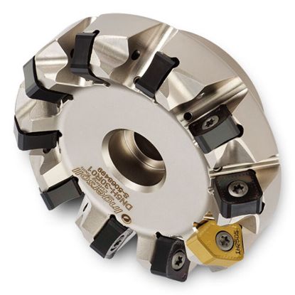 Picture of INGERSOLL DN5H-30R01 Milling Cutter 45.0° 3.000 Shell Arbor 1.0000 10 Flute Coolant 0.235 Max DOC 1.750 OAL
