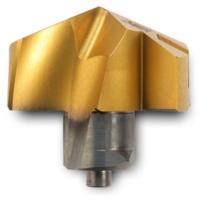 Picture of INGERSOLL TPA2410R01 IN2505 0.9488 (24.10 mm) Gold Twist Replaceable Tips|Steel Geometry & Genera
