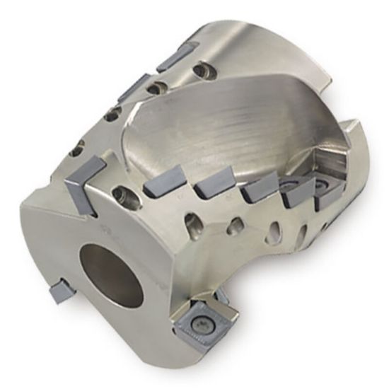 Picture of INGERSOLL 25J3G-20022D1R01 Milling Cutter 90.0°, Corn Cob 2.000 Weldon 0.7500 3 Flute 1.81 Max DOC 2.250 OAL