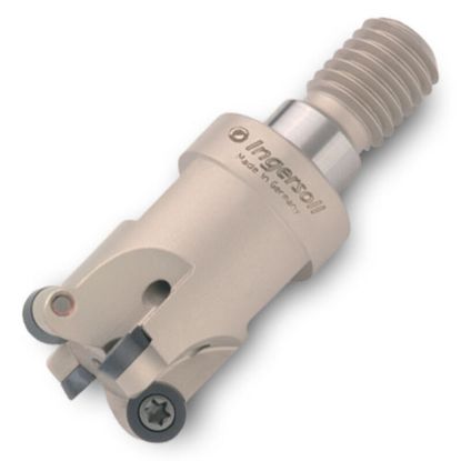 Picture of INGERSOLL 15B1H042043X8R00 Milling Cutter Button Cutter 1.654 Screw M16 4 Flute Coolant 0.236 Max DOC