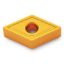 Picture of INGERSOLL DNMG442 TT8125 Turning Insert 55.0° TiCN + Al2O3 + TiN 0.031 Corner Radius