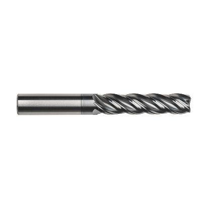 Picture of IMCO 67326 DIA 5/8 SH 0.6250 LOC 3.2500 OAL 6.00 End Mill Standard Flute Variable Helix Carbide AlCrN Single End Square Sharp Pow-R-Feed Mill