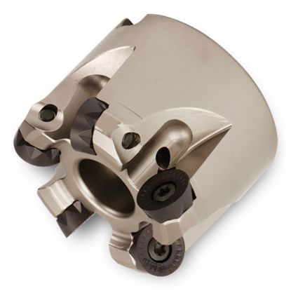 Picture of INGERSOLL 5W6J-20R01 Milling Cutter Button Cutter 2.000 Shell Arbor 0.7500 5 Flute Coolant 0.25 Max DOC 1.570 OAL