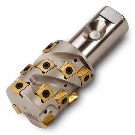 Picture of INGERSOLL 2SJ3F-1201781R01 Milling Cutter 90.0°, Corn Cob 1.250 Cylindrical 1.2500 2 Flute Coolant 1.14 Max DOC 4.000 OAL