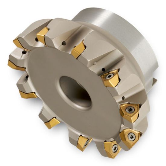 Picture of INGERSOLL DJ6P-60R01 Milling Cutter 90.0° 6.000 Shell Arbor 1.5000 12 Flute 0.362 Max DOC 2.000 OAL