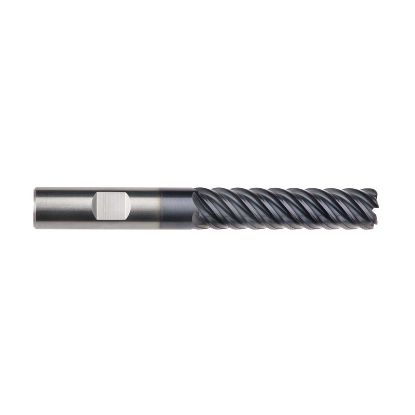 Picture of IMCO 69241 DIA 1/2 SH 0.50 LOC 2.1250 OAL 4.00 End Mill Standard Flute High Helix Carbide AlTiN Single End Square Sharp Omega-6 Mill