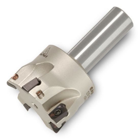 Picture of INGERSOLL 12J1D-10007R8R01 Milling Cutter 90.0° 1.000 Cylindrical 0.3750 5 Flute 0.22 Max DOC 1.750 OAL