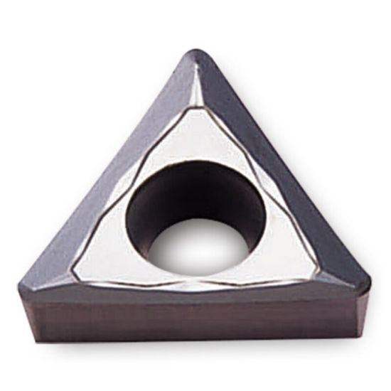Picture of INGERSOLL TCGT32.51FL K10 Turning Insert Triangle TiN + TiCN + TiC + Al2O3 + TiN 0.016 Corner Radius