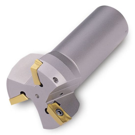 Picture of INGERSOLL 12R1B-0201084R01 Milling Cutter 15.0° 2.180 Weldon 0.7500 3 Flute Coolant 0.27 Max DOC 3.000 OAL