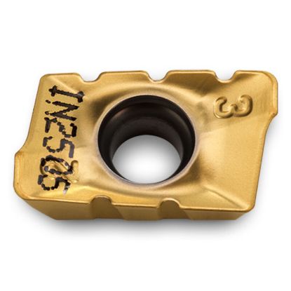 Picture of INGERSOLL ZOMT120408R IN2505 Milling Insert Paralelagram 0.031 TiAIN + TiN Hipos