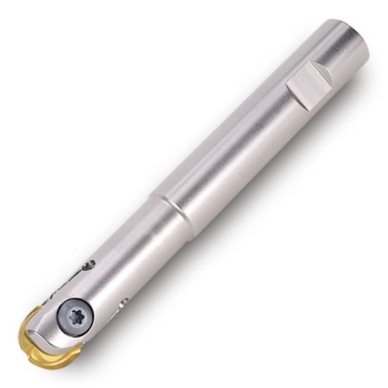 Picture of INGERSOLL 12W7V-0704084R01 Milling Cutter 0.750 Weldon 0.7500 2 Flute 0.37 Max DOC 6.000 OAL